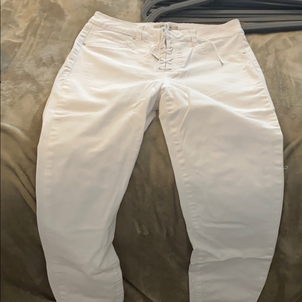White jeans